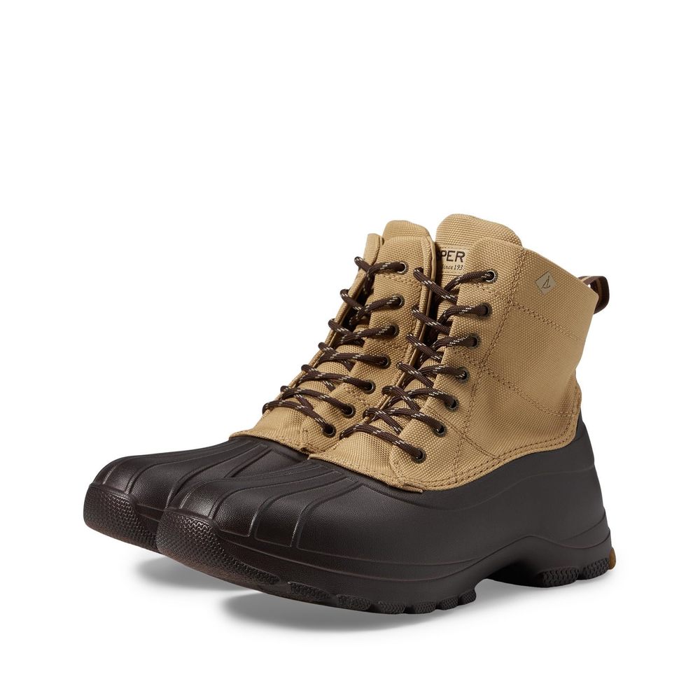 Sperry Mens Shoes Men's Casual Snow Boot, Taupe SC, 12